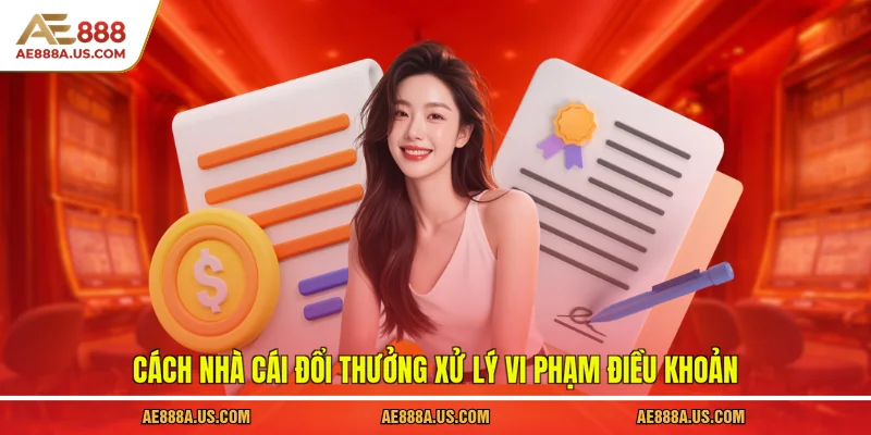 Cách nhà cái đổi thưởng xử lý vi phạm điều khoản