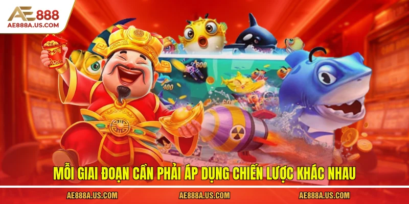 Mỗi giai đoạn cần phải áp dụng chiến lược khác nhau
