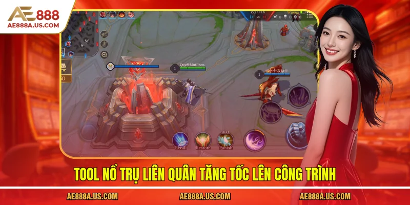 Tool nổ trụ liên quân tăng tốc lên công trình